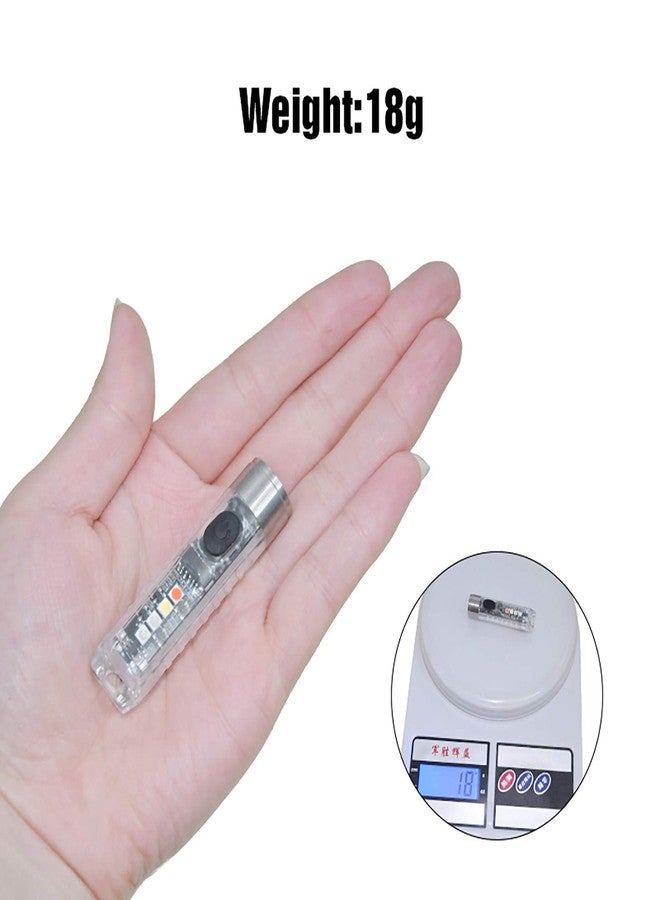 WINDFIRE Super Mini Keychain LED Flashlight, Rechargeable 400 Lumen Pocket , White/UV/Red Light 10 Lighting Modes, Lightweight, IP65 Waterproof Portable Tiny Small Torch for Walking Camping Emergency - Image 4